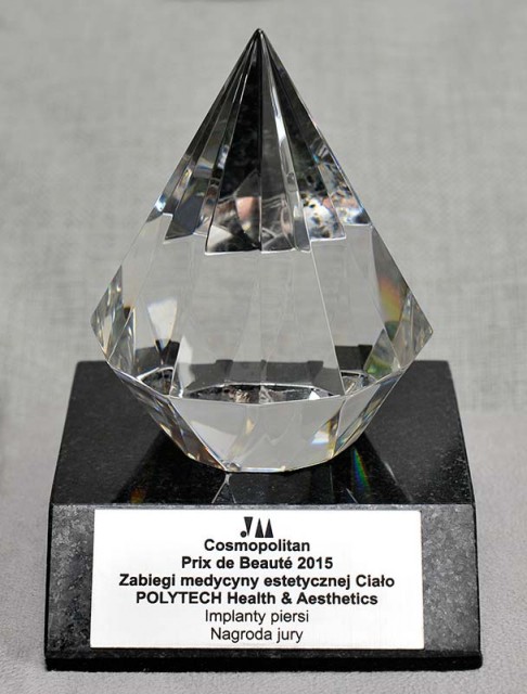 Międzynarodowa Nagroda Prix de Beaute 2015 dla implantów marki Polytech - Bezpieczeństwo - Jakość- Precyzja